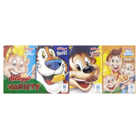 Picture of Kelloggs Variety 8pks 196g x12